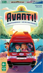 Ravensburger - Avant!, Gioco Tascabile, 2- 5 giocatori, 6+ anni