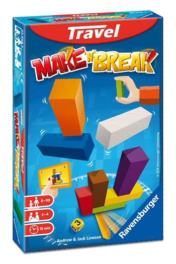 Ravensburger - Make'n'break Travel, Gioco da Tavolo Tascabile, 2-4 Giocatori, 8+ Anni  Ravensburger 2019 | Libraccio.it