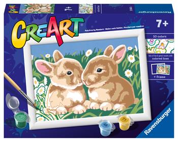Ravensburger - CreArt Serie E: Coniglietti fra le margherite, Kit per Dipingere con i Numeri  Ravensburger 2023 | Libraccio.it