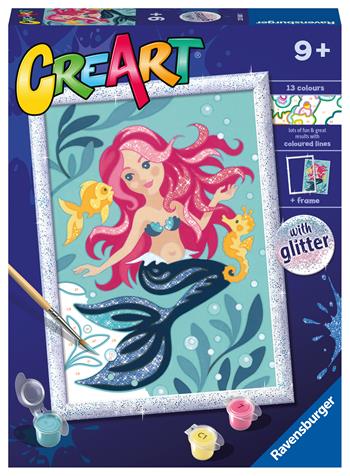 Ravensburger - CreArt Serie D: Sirenetta, Kit per Dipingere con i Numeri,  Ravensburger 2023 | Libraccio.it