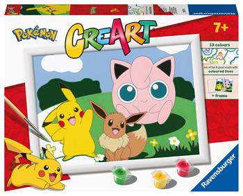 Ravensburger - CreArt Serie D: Pok&#233;mon Classics, Kit per Dipingere con i Numeri,  Ravensburger 2023 | Libraccio.it