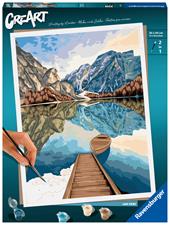 Ravensburger - CreArt Lago di montagna, Kit per Dipingere con i Numeri