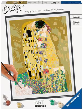 Ravensburger - CreArt ART COLLECTION Klimt: Il bacio, Kit per Dipingere con i Numeri  Ravensburger 2023 | Libraccio.it