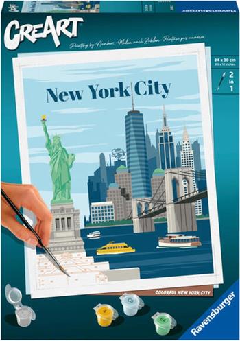 Ravensburger - CreArt City: New York, Kit per Dipingere con i Numeri  Ravensburger 2024 | Libraccio.it