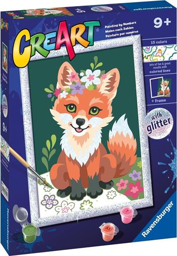 Ravensburger - CreArt Serie D: Volpe con fiori, Kit per Dipingere con i Numeri,  Ravensburger 2024 | Libraccio.it