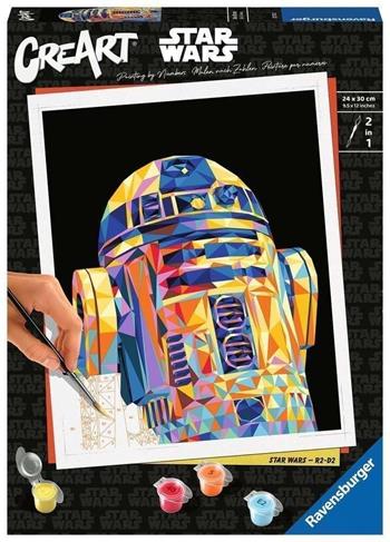 Ravensburger - CreArt Starwars R2-D2 stile Poligono, Kit per Dipingere con i Numeri  Ravensburger 2024 | Libraccio.it