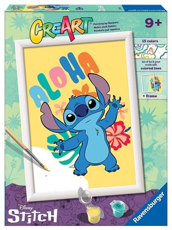 Ravensburger - CreArt Serie D: Aloha Stich, Kit per Dipingere con i Numeri,  Ravensburger 2024 | Libraccio.it