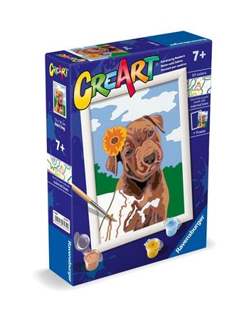 Ravensburger - CreArt Serie E: Cucciolo con fiore, Kit per Dipingere con i Numeri,  Ravensburger 2024 | Libraccio.it
