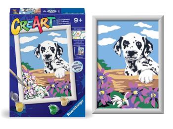 Ravensburger - CreArt Serie E: Dalmata con fiori, Kit per Dipingere con i Numeri,  Ravensburger 2024 | Libraccio.it