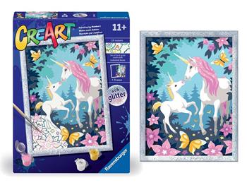 Ravensburger - CreArt Serie D: Unicorni glitter, Kit per Dipingere con i Numeri,  Ravensburger 2024 | Libraccio.it