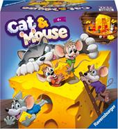 Ravensburger - Cat&Mouse, Gioco da Tavolo per Tutta la Famiglia, 2-4 Giocatori, 4+ Anni, Edizione in Italiano