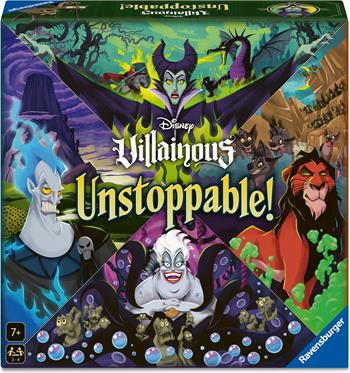 Ravensburger 24694 - Disney Villainous Unstoppable! Un gioco per famiglie Disney Villainous per 2 -4 giocatori, dai 7 anni  Ravensburger 2025 | Libraccio.it