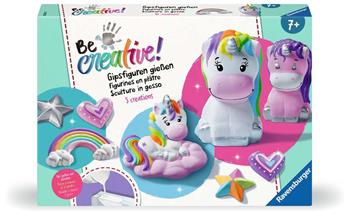 Ravensburger - Be Creative Midi XL: Creazioni in Gesso Unicorni, attivit&#224; creativa, a partire da 7 anni  Ravensburger 2025 | Libraccio.it
