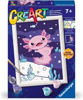Ravensburger - CreArt Serie E - Axolotl, Kit per Dipingere con i Numeri