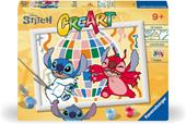 Ravensburger - CreArt Serie D - Stitch & Leroy, Kit per Dipingere con i Numeri