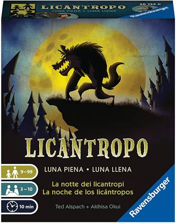 Ravensburger - Licantropo, Gioco di Carte per tutta la famiglia, App per Smartphone Integrata, 9+ Anni  Ravensburger 2023 | Libraccio.it