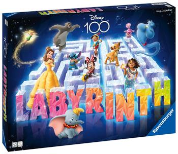 Ravensburger &#150; Labirinto Magico Disney 100th Anniversary Labyrinth, Gioco Da Tavolo, Da 2 a 4 Giocatori, 7+ Anni  Ravensburger 2023 | Libraccio.it