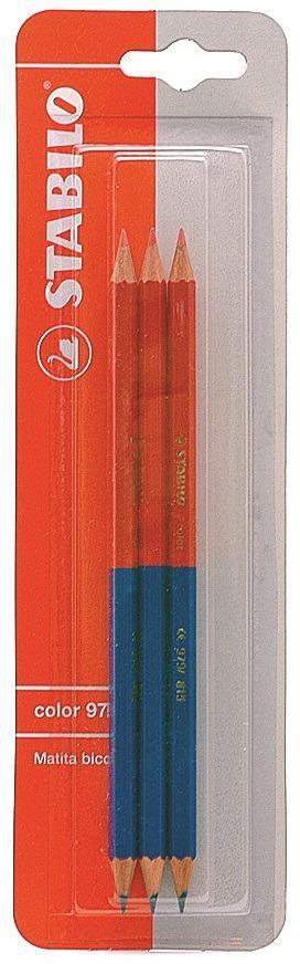 Matita bicolore - STABILO bicolor - rosso/blu - Pack da 3  Stabilo 2019 | Libraccio.it