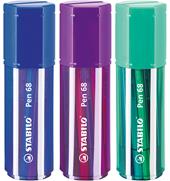 Pennarello Premium - STABILO Pen 68 Big Pen Box - Astuccio da 20 - Colori&#160;assortiti