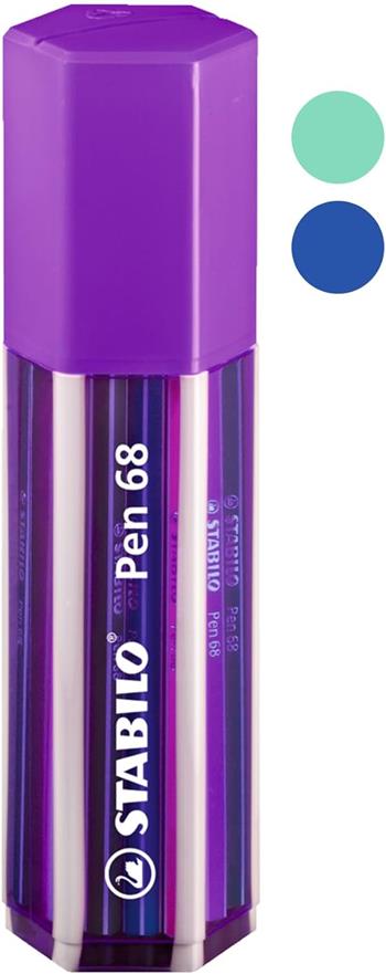 Pennarello Premium - STABILO Pen 68 Big Pen Box - Astuccio da 20 - Colori&#160;assortiti  Stabilo 2021 | Libraccio.it