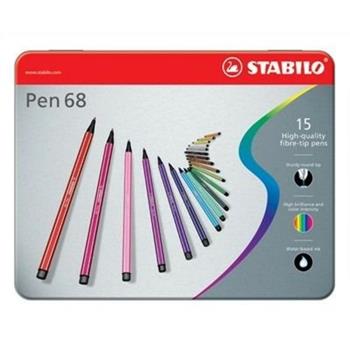 Pennarello Premium - STABILO Pen 68 - Scatola in Metallo da 15 - Colori assortiti  Stabilo 2018 | Libraccio.it