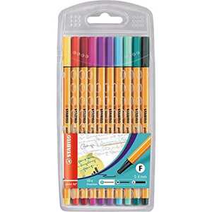 Fineliner - STABILO point 88 - Astuccio da 10 - Special Edition -...