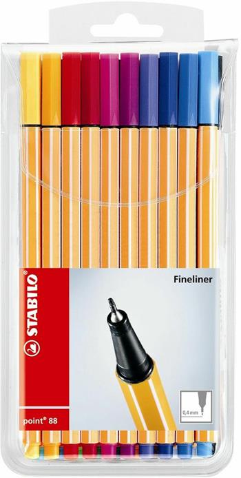 Fineliner - STABILO point 88 - Astuccio da 20 - Colori assortiti  STABILO 2023 | Libraccio.it