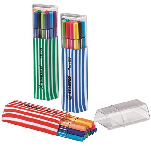 Pennarelli Stabilo Pen 68 - Astuccio da 15 Colori Assortiti