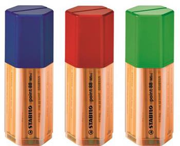 Fineliner - STABILO point 88 Mini - Box da 18 - Colori assortiti  Stabilo 2021 | Libraccio.it