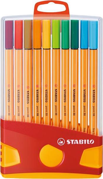 Fineliner - STABILO point 88 - Colorparade in Rosso - Astuccio da 20 con appendino - Colori assortiti  Stabilo 2022 | Libraccio.it