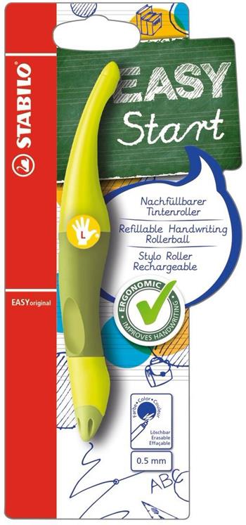 Penna Roller Ergonomica - STABILO EASYoriginal per Mancini in Verde/Lime - Cartuccia Blu inclusa  Stabilo 2018 | Libraccio.it