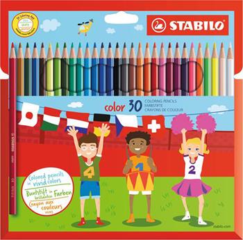 Matita colorata - STABILO color - Astuccio da 30 - Colori assortiti  Stabilo 2019 | Libraccio.it