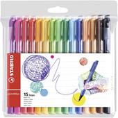 Penna STABILO pointMax con punta in nylon. Astuccio 15 colori