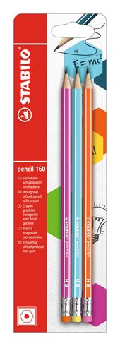 Matita STABILO pencil 160 HB. Confezione 3 pezzi&#160;