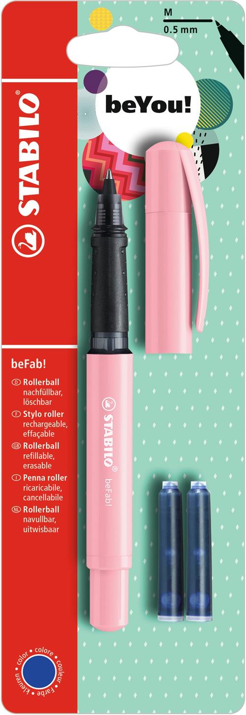 Penna Stilografica Pastel Rosa STABILO beFab 