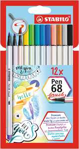 Pennarello Premium con punta a pennello - STABILO Pen 68 brush - ...