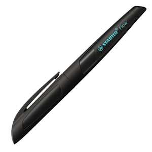 Penna Stilografica - STABILO Flow ACTIVE in nero - 1 penna - Cart...