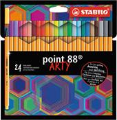 Penna a punta fine STABILO point 88 ARTY - Astuccio 24 colori&#160;