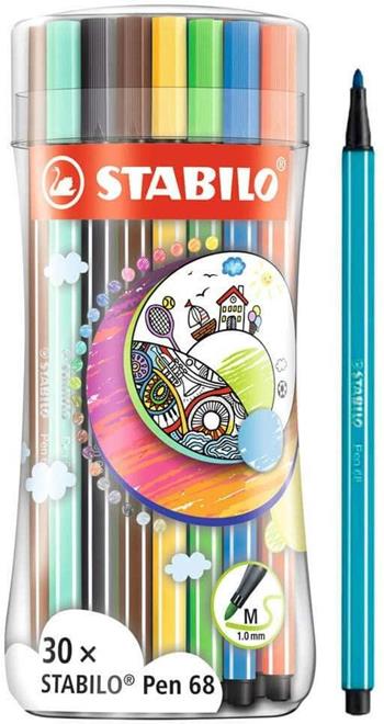 Pennarello Premium - STABILO Pen 68 - Sleeve Pack - Astuccio con 30 colori assortiti  Stabilo 2022 | Libraccio.it