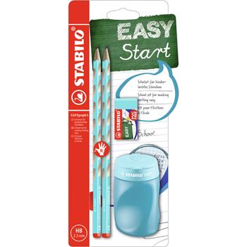 School Set - STABILO EASYgraph S in Blu per Destrimani - con Gomma + Temperino  Stabilo 2021 | Libraccio.it