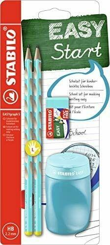 School Set - STABILO EASYgraph S in Blu per Mancini - con Gomma + Temperino  Stabilo 2021 | Libraccio.it