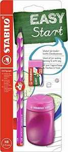 School Set - STABILO EASYgraph in Rosa per Destrimani - con Gomma...