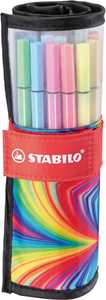 Pennarello Premium STABILO Pen 68. Rollerset con 25 colori assort...
