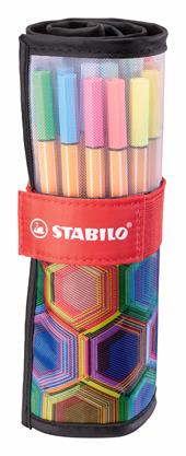 Fineliner STABILO Point 88. Rollerset con 25 colori assortiti ARTY Edition
