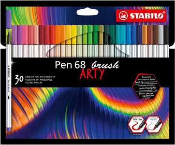 Pennarello Premium con punta a pennello - STABILO Pen 68 brush - ...