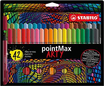 Fineliner Premium - STABILO pointMax - ARTY - Astuccio da 48 - Colori assortiti  Stabilo 2022 | Libraccio.it