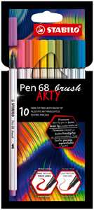Pennarello Premium con punta a pennello - STABILO Pen 68 brush - ...