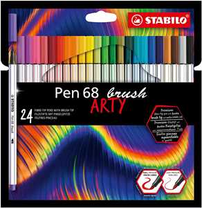 Pennarello Premium con punta a pennello - STABILO Pen 68 brush - ...