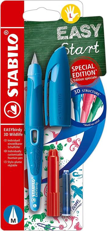 Penna Stilografica Ergonomica - STABILO EASYbirdy 3D Wildlife per Mancini - Punta Standard - Chiave di regolazione inclusa  Stabilo 2023 | Libraccio.it