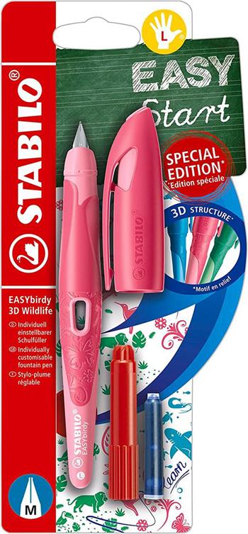 Penna Stilografica Ergonomica - STABILO EASYbirdy 3D Wildlife per Mancini - Punta Standard - Chiave di regolazione inclusa  Stabilo 2023 | Libraccio.it
